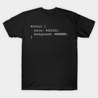 CSS programmer T Shirt