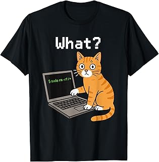 Computer Science Meme Men Women Kids Funny Cat T S