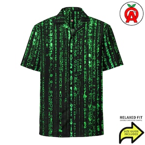 May include Black short sleeved button down shirt 