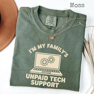 May include Moss green t shirt with the text IM MY