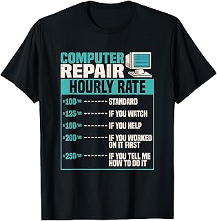 Sponsored Ad   Funny Computer Repair Hourly Rate T