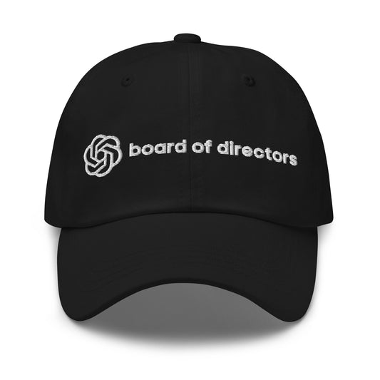Image of the OpenAI Board of Directors Cap Black