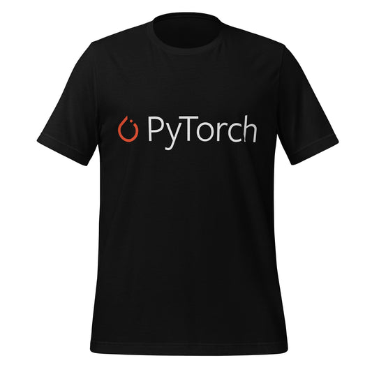 Image of the PyTorch Logo T Shirt unisex Black M