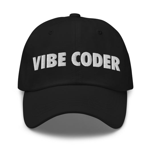 Image of the VIBE CODER Cap Black