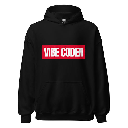 Image of the VIBE CODER Sign Hoodie unisex Black M