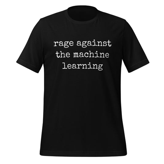 Image of the rage against the machine learning T S