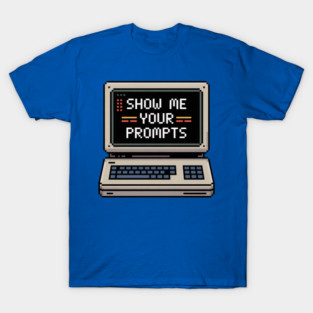 Vintage Computer Show me your prompts AI Humor T S